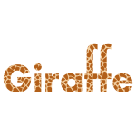 Giraffe Typography