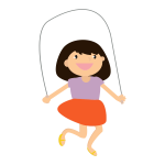 Girl Jumping Rope