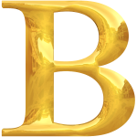 Gold typography B