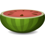 Watermelon half