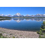 High Poly Jackson Lake