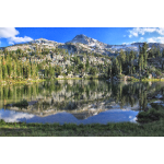 High Poly Mountain Lake