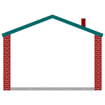 Home border vector image