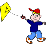 Boy with a kite