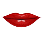 Vector illustration of sensual woman lips