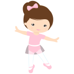 Little girl ballerina