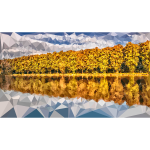 Low Poly Tangerine Lake