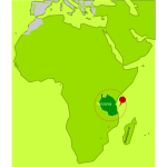 Vector map of Africa