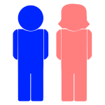 Male and female icons