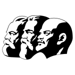 Marx, Engels and Lenin portrait vector image