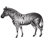 Metallic Zebra 2