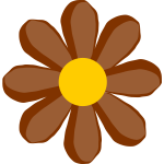 brown flower