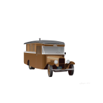 Old truck camper vector graphics