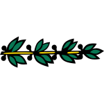 Olive branch vector image