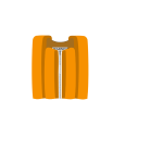 A personal flotation device vector clip art