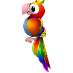 Colorful parrot