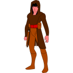 Rogue character vector clip art