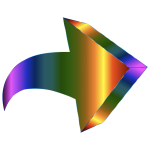 Prismatic 3D Arrow