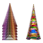 Prismatic Christmas Trees