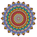 Prismatic Geometric Flower 4