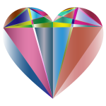 Prismatic Geometric Heart