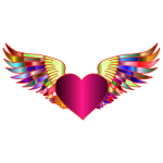 Prismatic Flying Heart 2