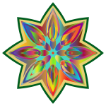 Prismatic Floral Star