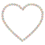 Prismatic Petals Heart 3