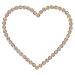 Prismatic Petals Heart 6