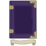 Purple Gold Tome template