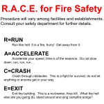 RACE for Fire Safety