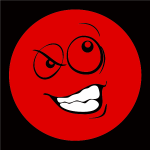 Red smiley