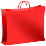 Red bag vector illustration