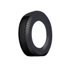 Tire outer tube vector image