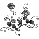 Rose Floral Flourish 6