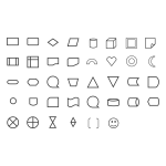 Shapes and icons set