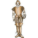 Medieval soldier image