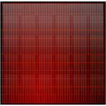 Square solar panel vector illustration