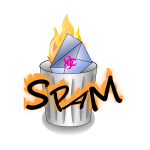 Spam mail icon