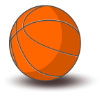 Basketball vector drawing