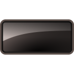 Glossy Rectangle Black