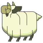 Stylized Cartoon Ram