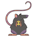 Stylized Cartoon Rat