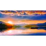 Surreal Romanian lake