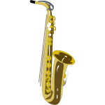 Saxophone vector image