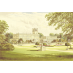 Trentham Hall vector illustration