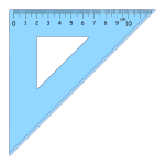 Triangle ruler