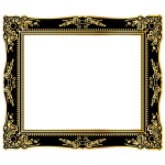 Vintage Style Frame Gold