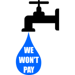 We wont pay the water tax