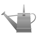 Watering can vector illustration